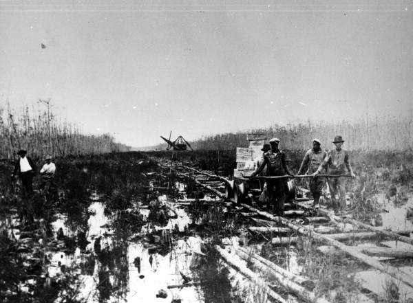 At work on the Tamiami Trail, ca. 1925