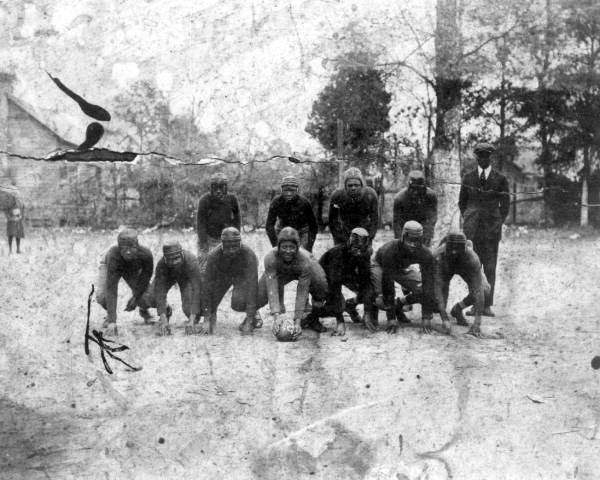 Dunbar High School football team, ca. 1910.