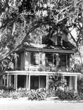 Front of the Bloxham House at 410 North Calhoun Street - Tallahassee, Florida.