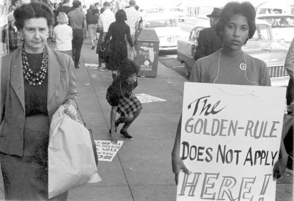 Boycott and picketing of downtown stores - Tallahassee, Florida.