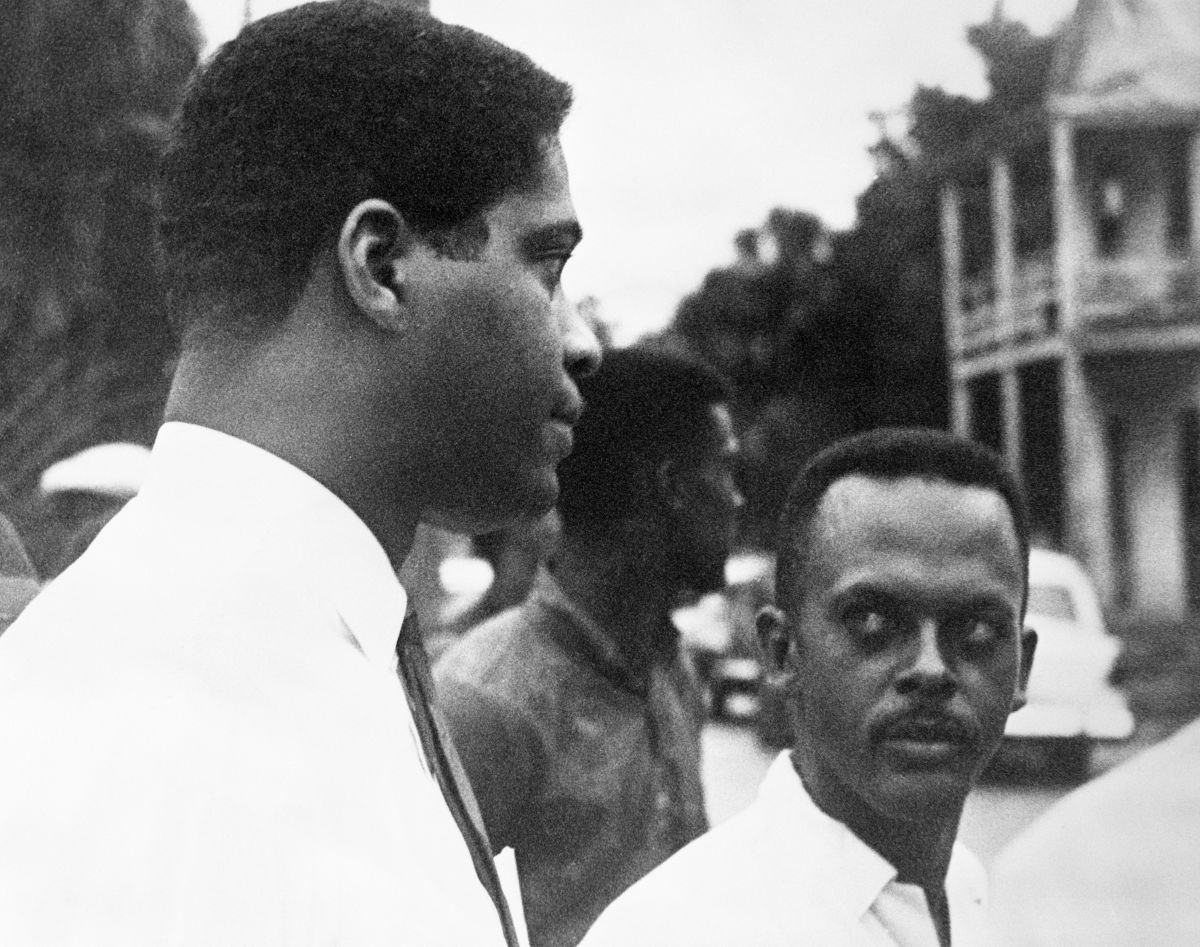 Dr. R.B. Hayling and Len Murray, SCLC members