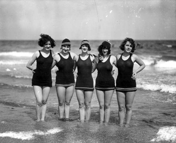 Young women enjoying a day at the beach together - Miami Beach, Florida