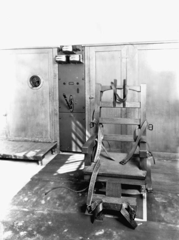 Electric chair at the Raiford Prison