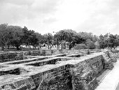 Ruins of Turnbull's Plantation coquina warehouse - New Smyrna Beach, Florida