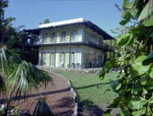 View of the south side of the Hemingway House..