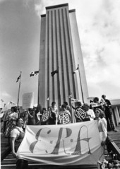 ERA supporters demonstrate at the state capitol - Tallahassee, Florida.