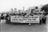 ERA March from Governor's mansion to the capitol - Tallahassee, Florida.