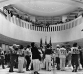 ERA backers in the capitol rotunda - Tallahassee, Florida.