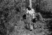 Agnes Cypress looking for more medicinal plants to collect- Big Cypress Seminole Indian Reservation, Florida