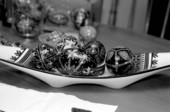 Easter eggs decorated by Ola Kryway and apprentice Mary Martin using the Ukrainian pysanky technique - Titusville, Florida.