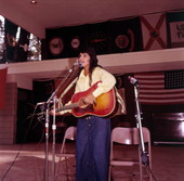 Eugenia Sisinni (Jones) Fitchen performs at the Florida Folklife Festival - White Springs, Florida.