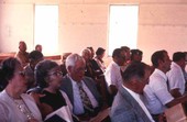 Congregation singing from the Sacred Harp book at the Bethlehem Primitive Baptist Church - Old Chicora, Florida