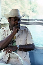 Tour boat guide Wilbert Gavin - Wakulla Springs, Florida