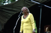 Blues and gospel singer Mary McClain - White Springs, Florida