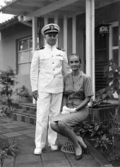 Commander David Bolton, USN and wife, Roxcy Bolton - Miami, Florida.