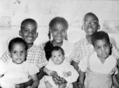 Six Black children - Tallahassee, Florida.