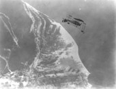 Burgess N-10 looping and performing acrobatics above Pensacola.