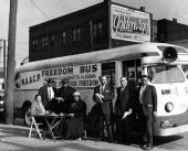 NAACP Freedom Bus and riders.