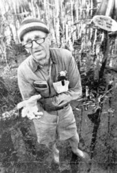 Tom Gaskins, owner of the Cypress Knee Museum in Palmdale.