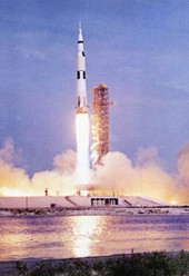 The launch of Apollo 11