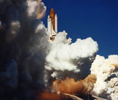 Space Shuttle Challenger liftoff