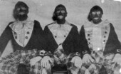 View showing some performers from the 2nd Annual Lions Club Suwannee Minstrel show in Lake Wales, Florida.