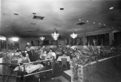 Interior view of the Silver Slipper restaurant in Tallahassee.