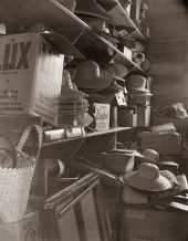 View of hats being stored - Riviera Beach, Florida