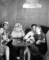 Migrant workers at a juke joint - Belle Glade, Florida.