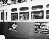 Reverend C. K. Steele (center left), and Reverend H. McNeal Harris (center right), protesting segregated bus seating in Tallahassee.