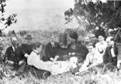 Clara Barton and Red Cross colleagues having a picnic - Tampa, Florida