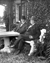 William Jennings Bryan at "Villa Serena" with his brother Charles, once Governor of Nebraska - Miami, Florida.