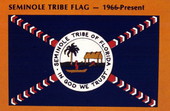 The Seminole Tribe flag.