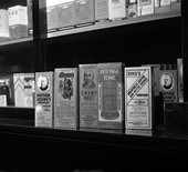 Patent medicines on the shelf at Hicks Drug Store, 110 E. Jefferson St. in Tallahassee.