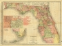 Florida Railroads Map, 1904