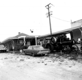 A steam engine and railroad station of the Gold Coast Railroad Museum - Fort Lauderdale, Florida.