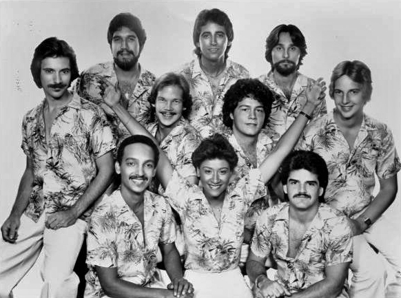 Publicity shot of Cuban American band Salsa Express- Miami, Florida