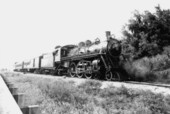 A train passing by the Gold Coast Railroad Museum - Fort Lauderdale, Florida.