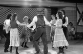 Cross Creek Cloggers dancing at the 1985 Florida Folk Festival - White Springs, Florida