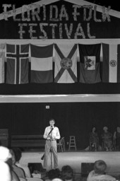 Gamble Rogers performing at the 1987 Florida Folk Festival - White Springs, Florida