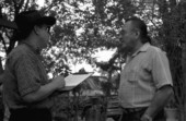 Emilio Hernandez being interviewed by Tomas Granado - Immokalee, Florida