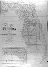 A new sectional map of Florida in 1905 issued by Department of Agriculture